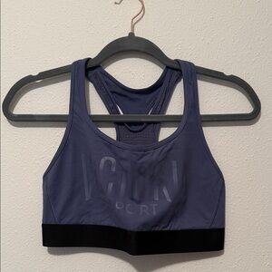 Victoria's Secret Navy & Black Racerback Sports Bra